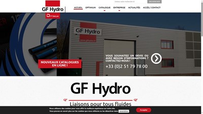 GF Hydro : équipement et matériel hydraulique professionnel