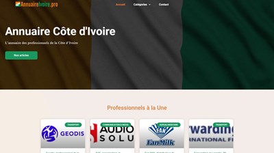 L'annuaire des professionnels de la Côte d'Ivoire