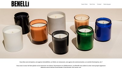 Bougie parfumée cadeau