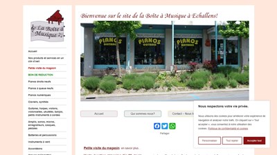 Vente et location-vente de pianos, guitares et synthétiseurs