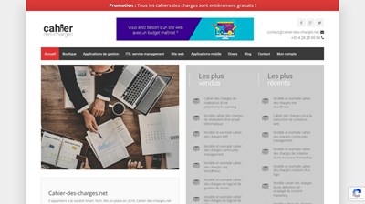 cahier des charges site internet