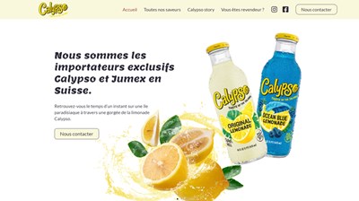 Drink Calypso, limonades aux goûts fruités