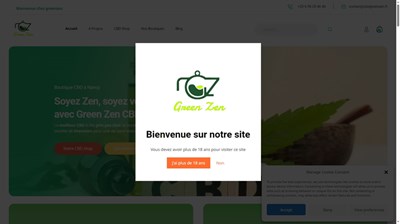 Greenzen vente fleur cbd à Nancy