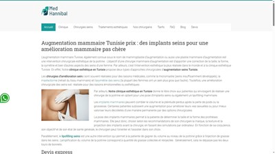 les interventions de chirurgie esthétique