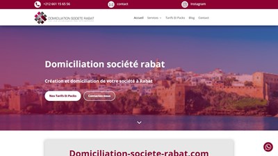 Domiciliation entreprise rabat