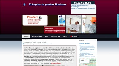 Entreprise de peinture 33