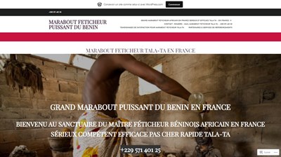 MARABOUT FETICHEUR EN FRANCE TALA &#8211; SpÃ©cialiste du culte vaudou Africain le marabout fÃ©ticheur en France est un hÃ©ritier des secrets et de la puissance du fÃ©tichisme africain. Il dispose de la connaissance et le savoir faire en retour affectif, 