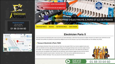 electricien paris 5