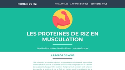 Proteine de riz