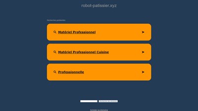 Robot-patissier.xyz