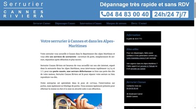 Serrurier Cannes Riviera