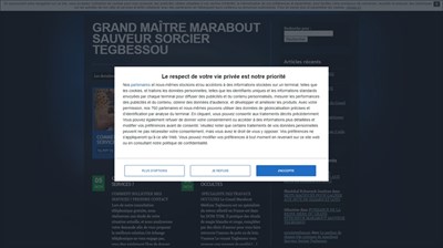 GRAND MAÎTRE MARABOUT SAUVEUR SORCIER TEGBESSOU