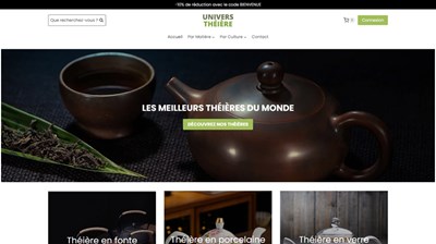 Univers théière : boutique spécialisée dans la vente des théières