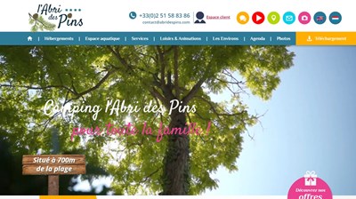 Camping Saint-Jean-de-Monts 4 étoiles : L'Abris des Pins