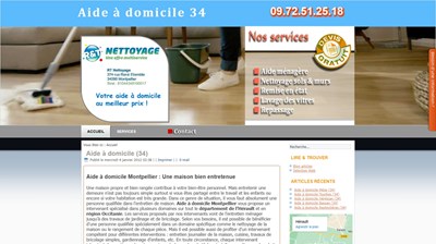 Aide à domicile 34