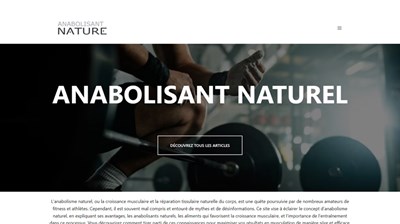 Anabolisant naturel