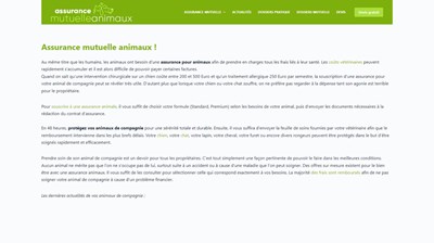 Assurance mutuelle animaux