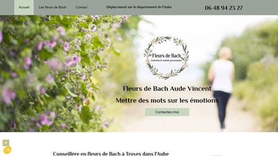 Séance de thérapie en fleurs de bach