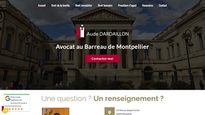 Avocat en droit bancaire à Montpellier, Maître Aude Dardaillon	