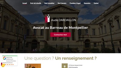 Avocat en droit bancaire à Montpellier, Maître Aude Dardaillon