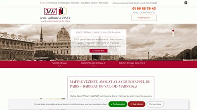 Avocat droit pénal, droit routier Créteil - J.W VEZINET