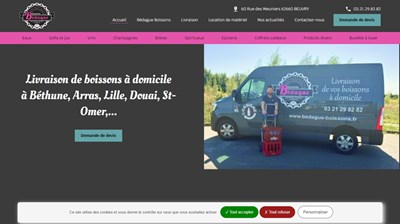 Distributeur de boissons à domicile Béthune - Livraison gratuite 