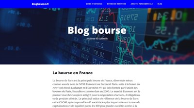 blog bourse