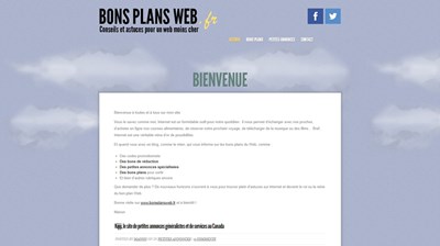 Les bons plans du Web.