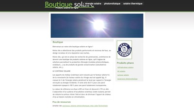 la boutique du solaire