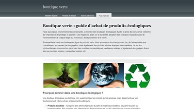 boutique de produits bio