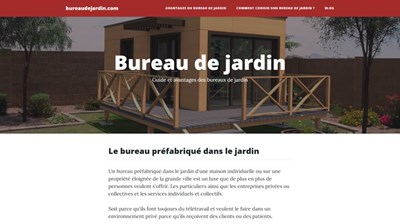 bureau de jardin