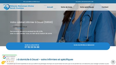 Infirmière à domicile à Douai