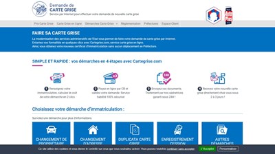 Professionnels agréés de la carte grise