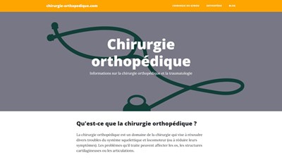 la chirugie orthopédique