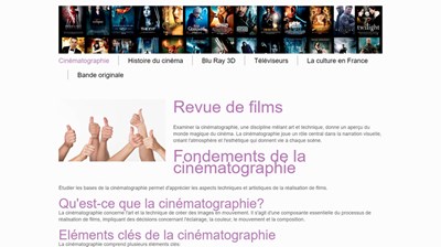 La cinematographie