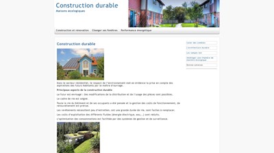 tout sur la construction durable