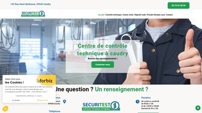 Controle technqiue à Caudry