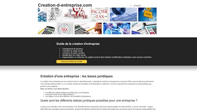 la création d'entreprise