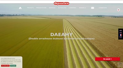 Depoortere - fabricant de machines agricoles pour la récolte du lin