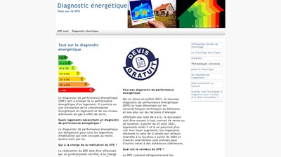 le diagnostic energetique