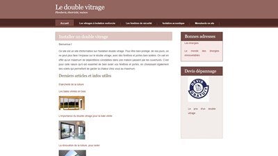 infos sur le double vitrage