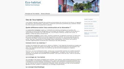 guide de l'eco habitat