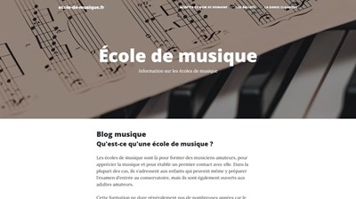 l'ecole de musique