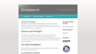 ecologiques