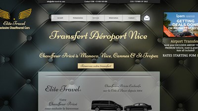 Elite travel vtc Nice: chauffeur privé