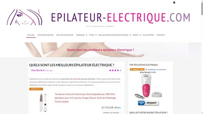 comparateur epilateur electrique 