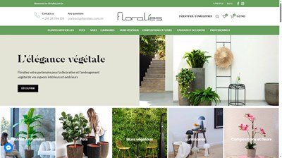 Floralies | Plantes artificielles, pots, murs végétaux et luminaires