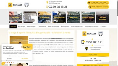 Réparation de carrosserie à Beugnies
