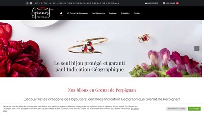 Grenat de Perpignan - bijoux - joyaux - bague - collier