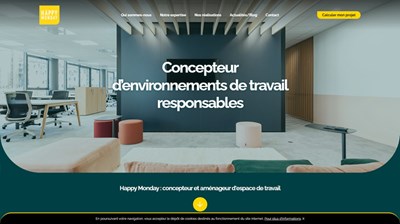 Aménagement d'espace de travail